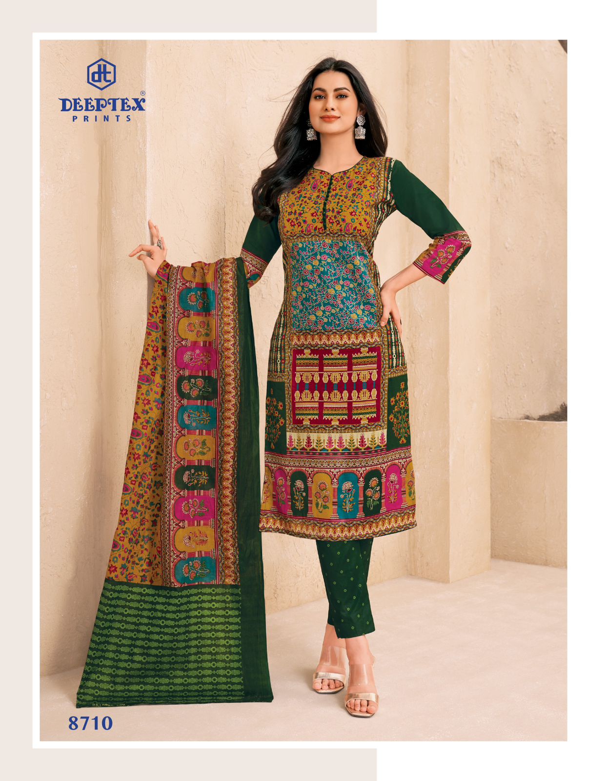 Miss India Vol 87 By Deeptex Cotton Printed Dress Material Wholesale Price In Surat
